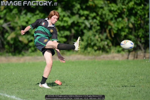 2015-05-16 Rugby Lyons Settimo Milanese U14-Rugby Monza 0707